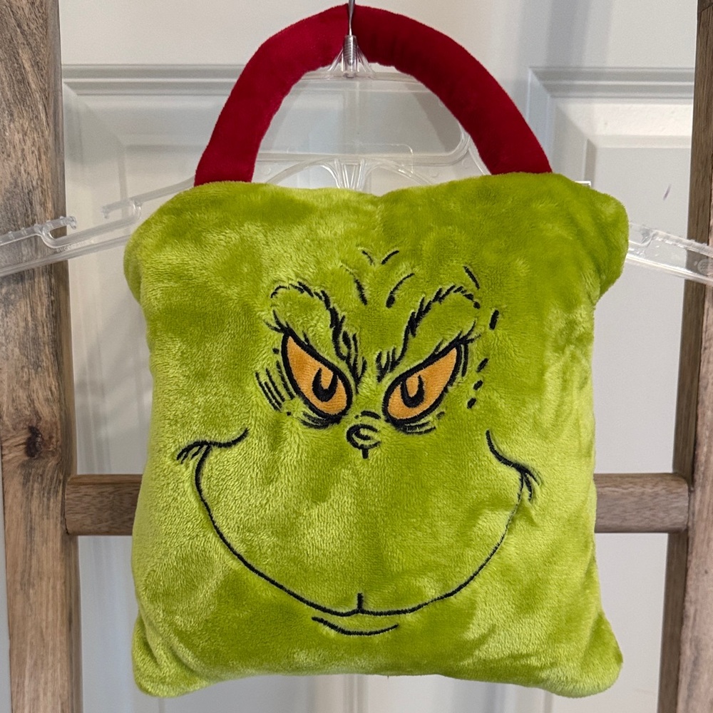 Green Grinch Plush Handbag